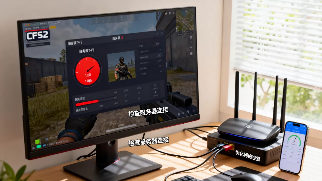 cs2服务器下行红色如何解决,cs2网络延迟高怎么办 cs2服务器下行红色如何解决,cs2网络延迟高怎么办