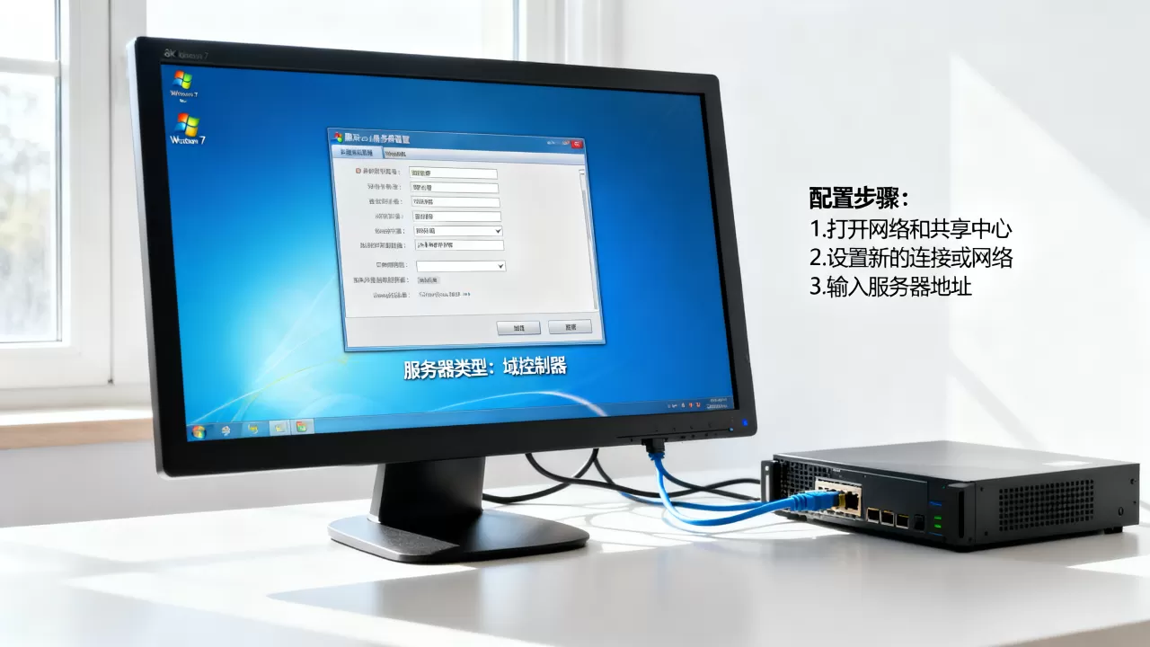 win7使用的服务器是什么,如何配置连接地址 win7使用的服务器是什么,如何配置连接地址