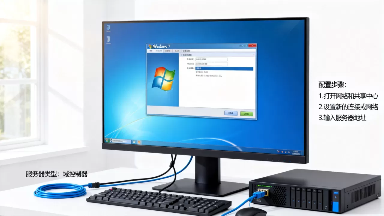 win7使用的服务器是什么,如何配置连接地址 win7使用的服务器是什么,如何配置连接地址