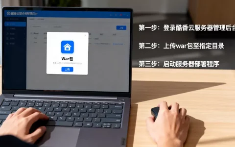 如何把war包部署到酷番云服务器上，详细步骤是什么？