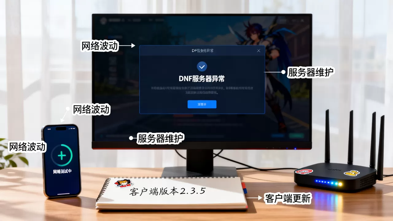DNF一直出服务器异常怎么解决,是什么原因导致的 DNF一直出服务器异常怎么解决,是什么原因导致的