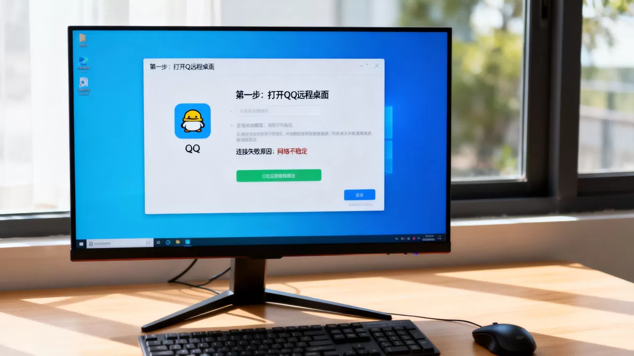电脑QQ远程桌面连接服务器怎么设置,连接不上是什么原因? 电脑QQ远程桌面连接服务器怎么设置,连接不上是什么原因?