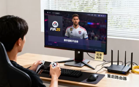 玩FIFA25EA服务器断开怎么办，连接不稳定如何解决？