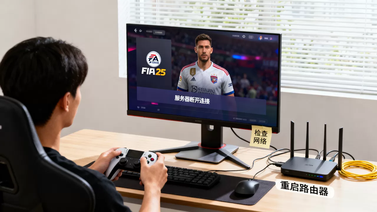玩FIFA25EA服务器断开怎么办,连接不稳定如何解决? 玩FIFA25EA服务器断开怎么办,连接不稳定如何解决?