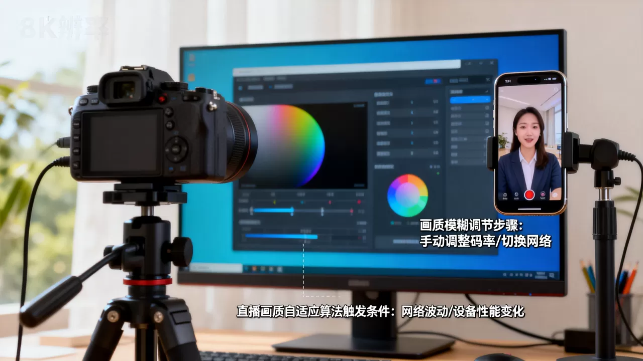 直播画质自适应算法何时触发,直播画质模糊怎么调清晰? 直播画质自适应算法何时触发,直播画质模糊怎么调清晰?