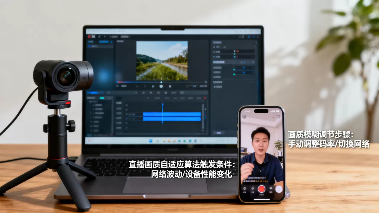 直播画质自适应算法何时触发,直播画质模糊怎么调清晰? 直播画质自适应算法何时触发,直播画质模糊怎么调清晰?