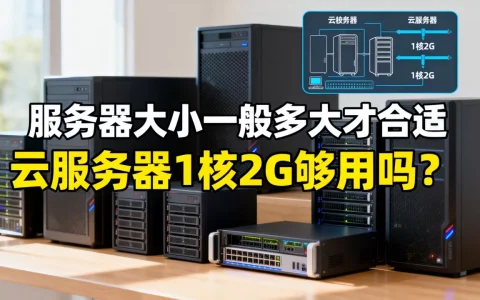 服务器大小一般多大才合适，云服务器1核2G够用吗？