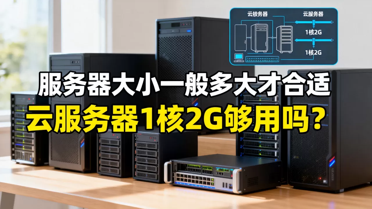 服务器大小一般多大才合适,云服务器1核2G够用吗? 服务器大小一般多大才合适,云服务器1核2G够用吗?