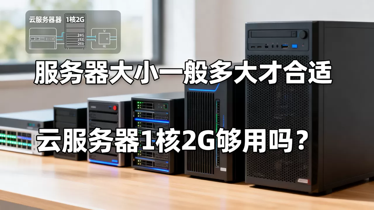 服务器大小一般多大才合适,云服务器1核2G够用吗? 服务器大小一般多大才合适,云服务器1核2G够用吗?