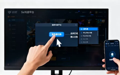 5e对战平台如何快速切换服务器，有哪些技巧？