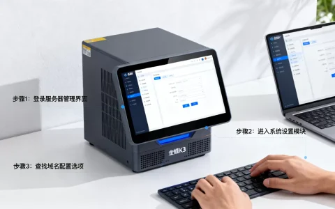 金蝶K3怎么查服务器上的域名，具体步骤是什么？