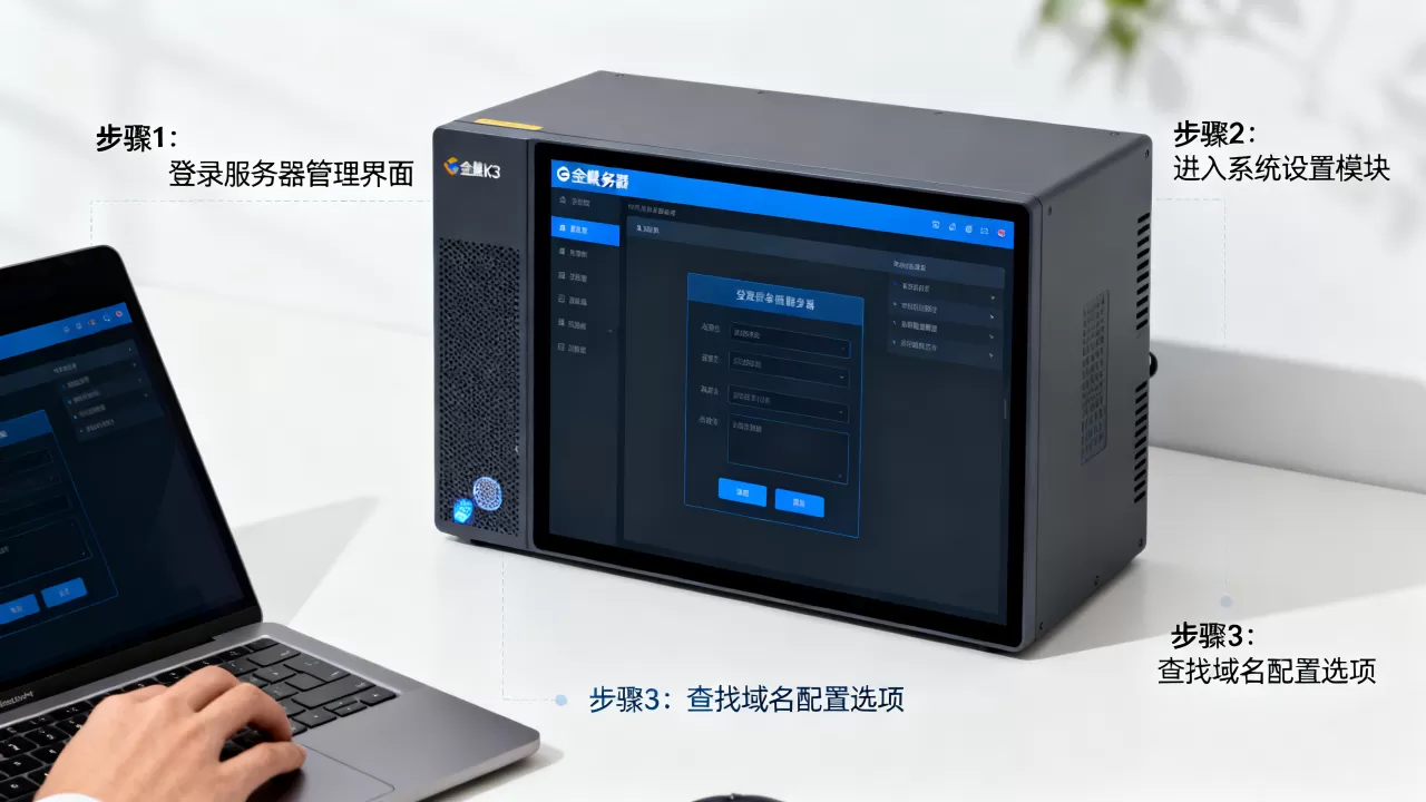 金蝶K3怎么查服务器上的域名,具体步骤是什么? 金蝶K3怎么查服务器上的域名,具体步骤是什么?