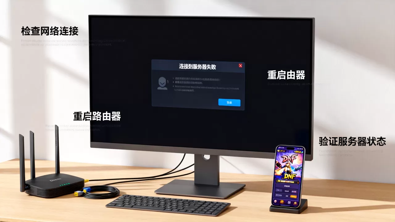 DNF为什么连接到服务器失败,怎么解决? DNF为什么连接到服务器失败,怎么解决?