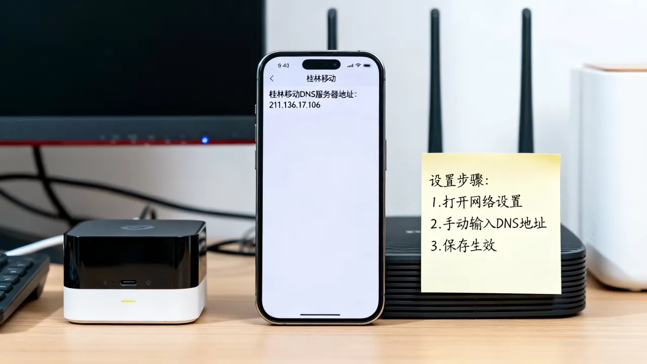 桂林移动DNS服务器地址是多少,怎么设置才能生效? 桂林移动DNS服务器地址是多少,怎么设置才能生效?