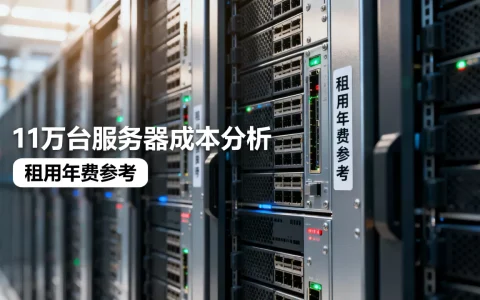 11万台服务器到底要花多少钱，服务器租用一年多少钱？