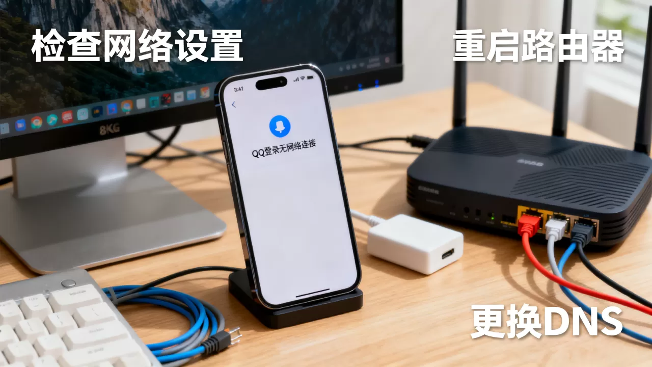 QQ登录总提示无网络连接服务器怎么办,网络连接失败解决方法 QQ登录总提示无网络连接服务器怎么办,网络连接失败解决方法