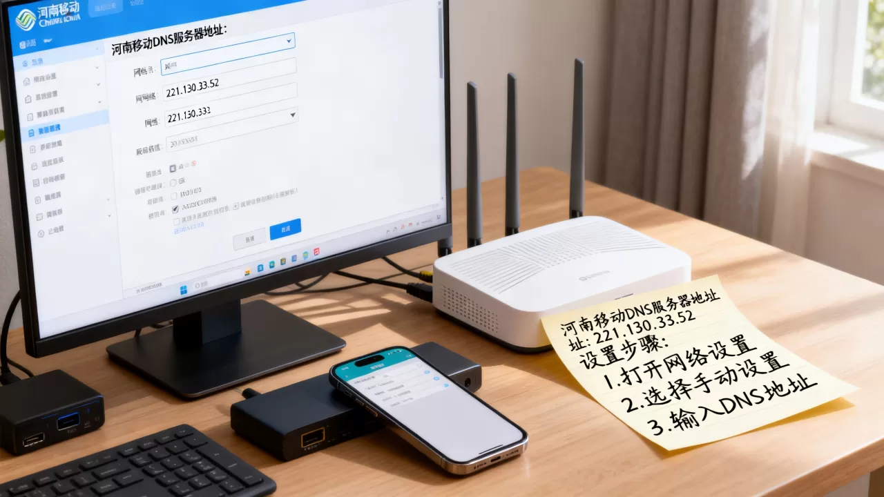 河南移动DNS服务器地址是多少,河南移动DNS怎么设置? 河南移动DNS服务器地址是多少,河南移动DNS怎么设置?