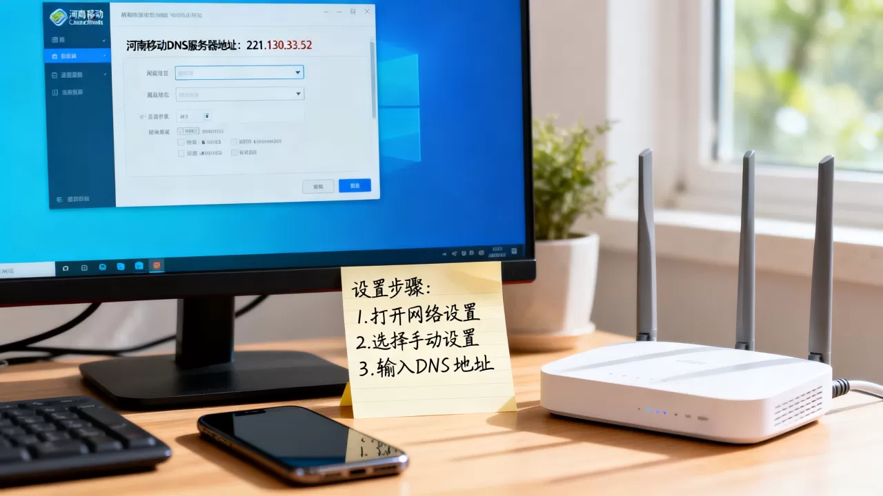 河南移动DNS服务器地址是多少,河南移动DNS怎么设置? 河南移动DNS服务器地址是多少,河南移动DNS怎么设置?