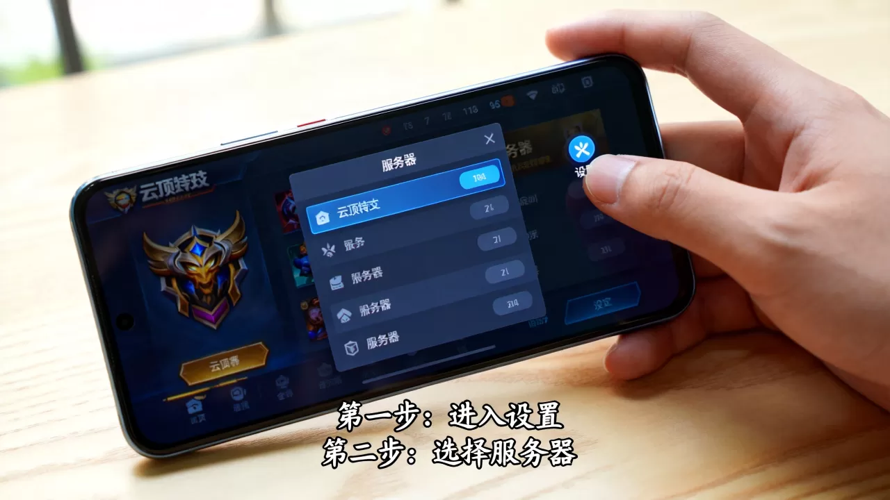 tft手游进游戏后怎么换服务器?,云顶之弈手游跨区登录教程 tft手游进游戏后怎么换服务器?,云顶之弈手游跨区登录教程