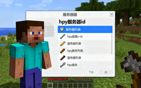 我的世界hpy服务器id是多少，在哪里查看？