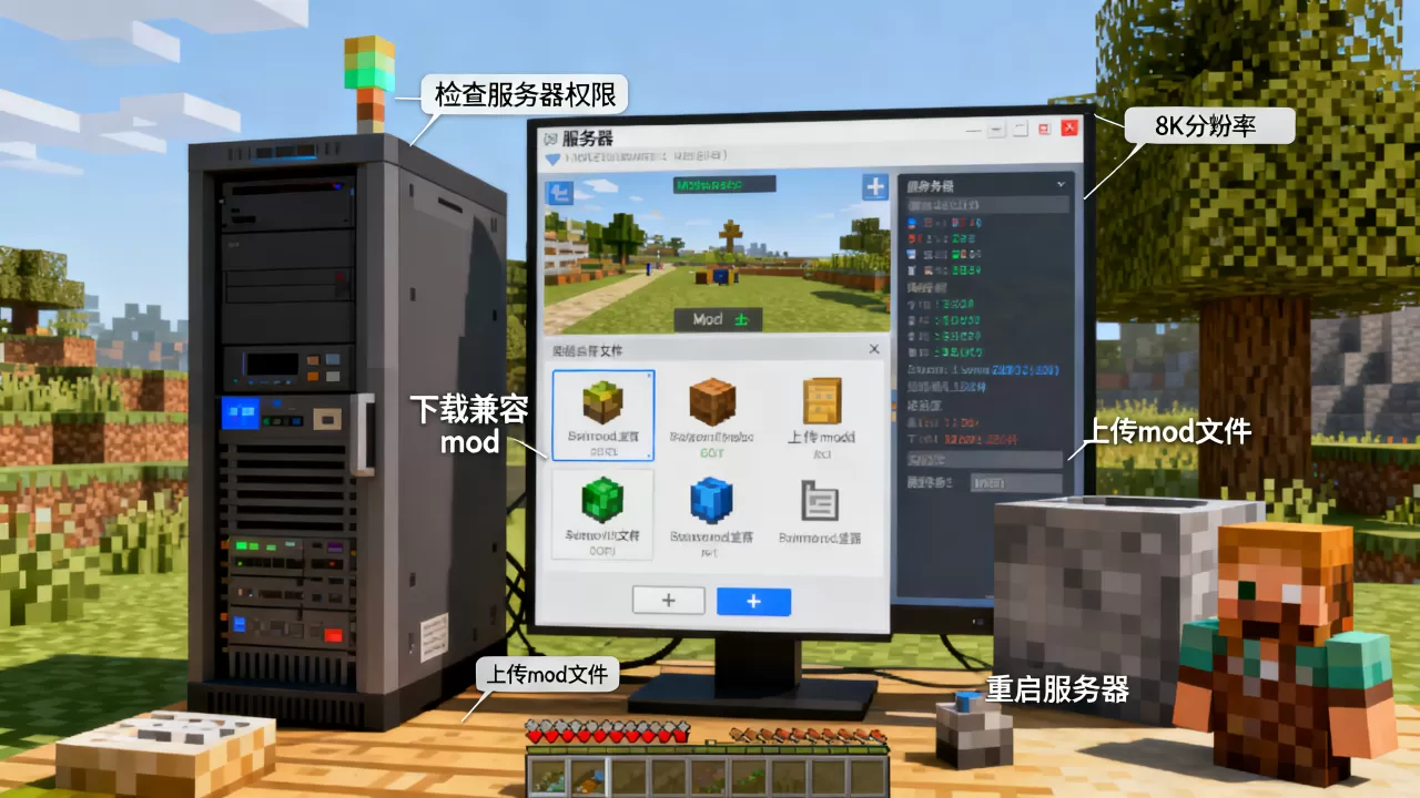 我的世界服务器禁止添加mod咋办,服务器怎么添加mod? 我的世界服务器禁止添加mod咋办,服务器怎么添加mod?