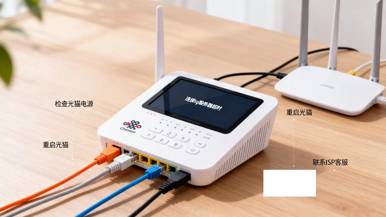 联通光猫连接isp服务器超时怎么解决,是什么原因? 联通光猫连接isp服务器超时怎么解决,是什么原因?