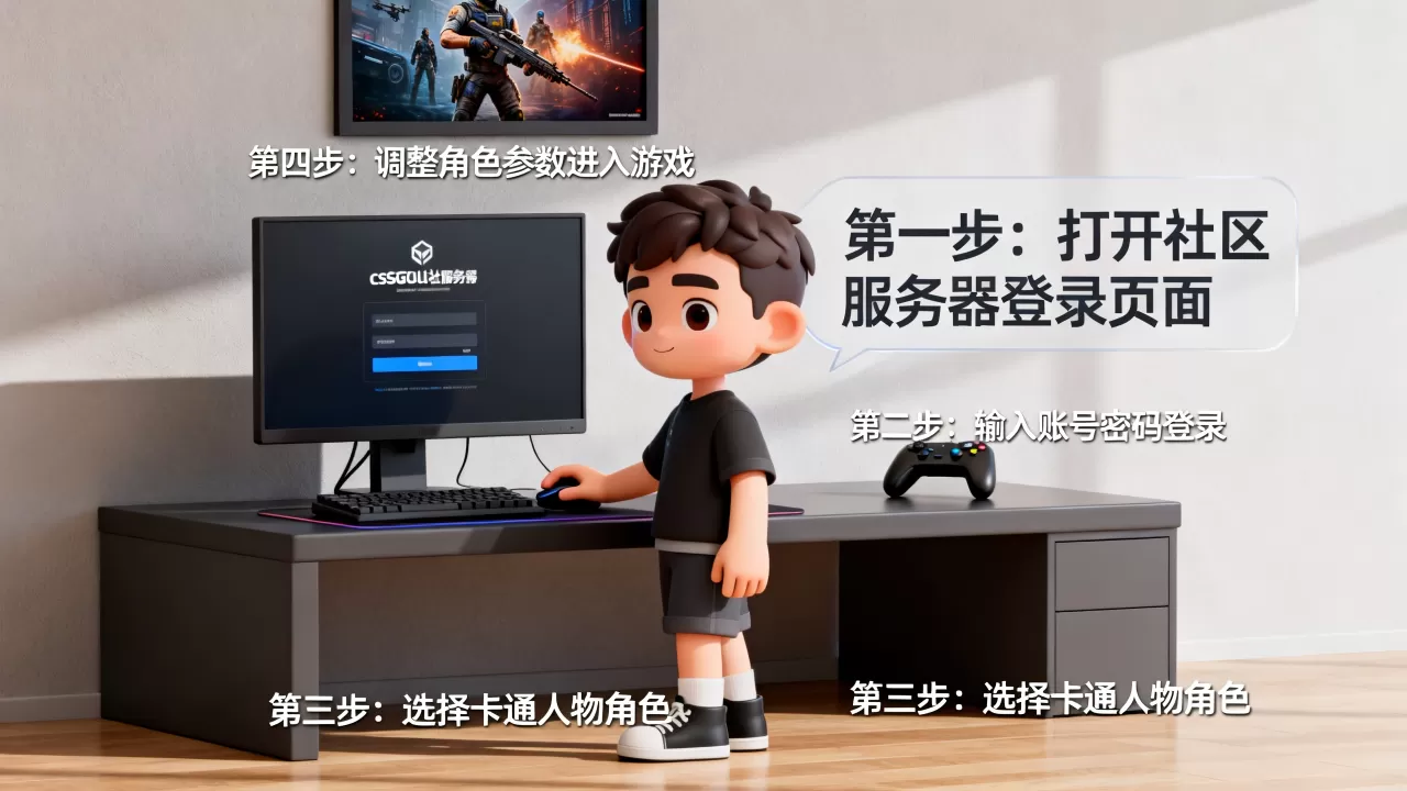 csgo社区服务器卡通人物怎么使用,具体步骤是什么 csgo社区服务器卡通人物怎么使用,具体步骤是什么