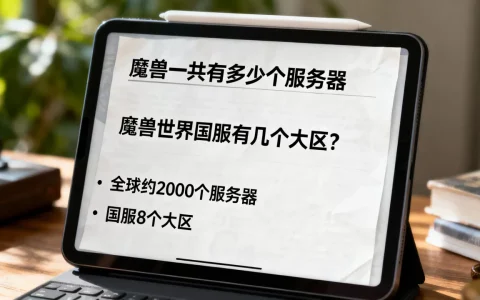 魔兽一共有多少个服务器，魔兽世界国服有几个大区？