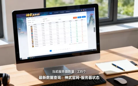 神武一共有多少个服务器，最新数据在哪里查询？