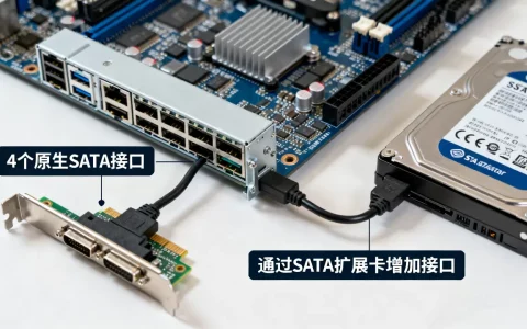 服务器主板有多少个SATA接口，SATA接口不够用怎么扩展？