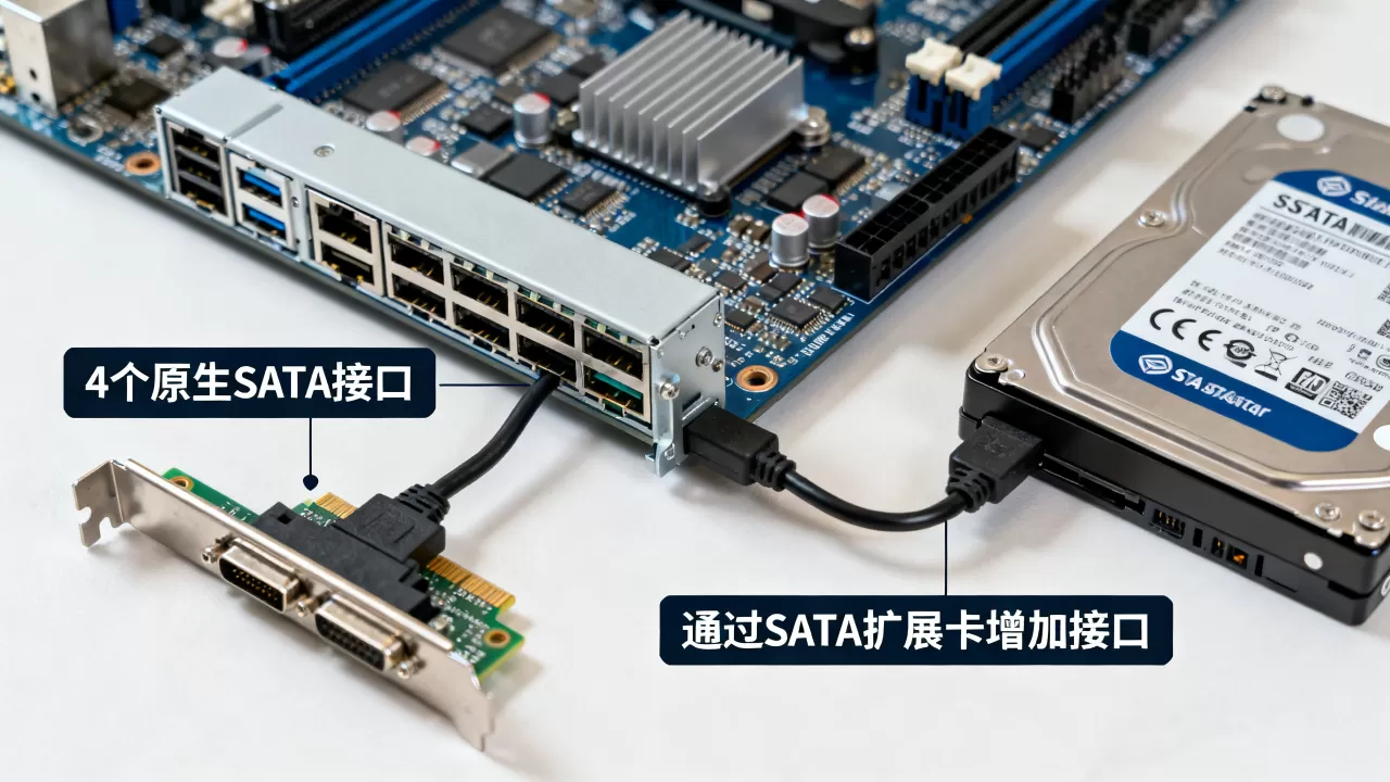 服务器主板有多少个SATA接口,SATA接口不够用怎么扩展? 服务器主板有多少个SATA接口,SATA接口不够用怎么扩展?