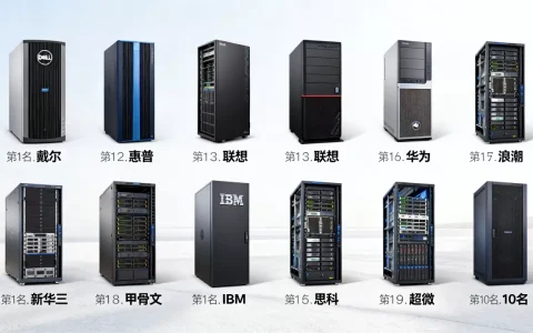 服务器什么牌子好，服务器品牌排行榜前十名有哪些？