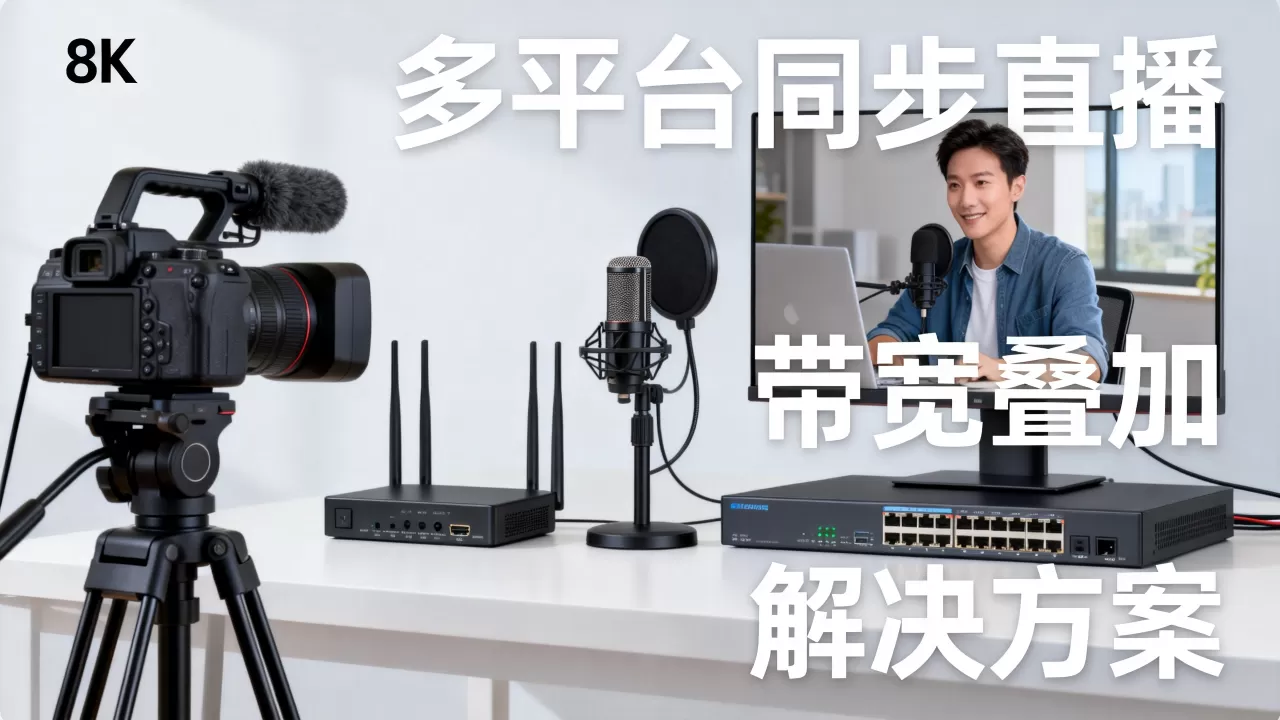 多平台同步直播带宽叠加是怎么回事,如何解决? 多平台同步直播带宽叠加是怎么回事,如何解决?