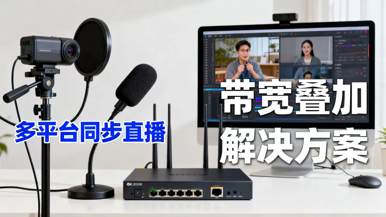 多平台同步直播带宽叠加是怎么回事,如何解决? 多平台同步直播带宽叠加是怎么回事,如何解决?