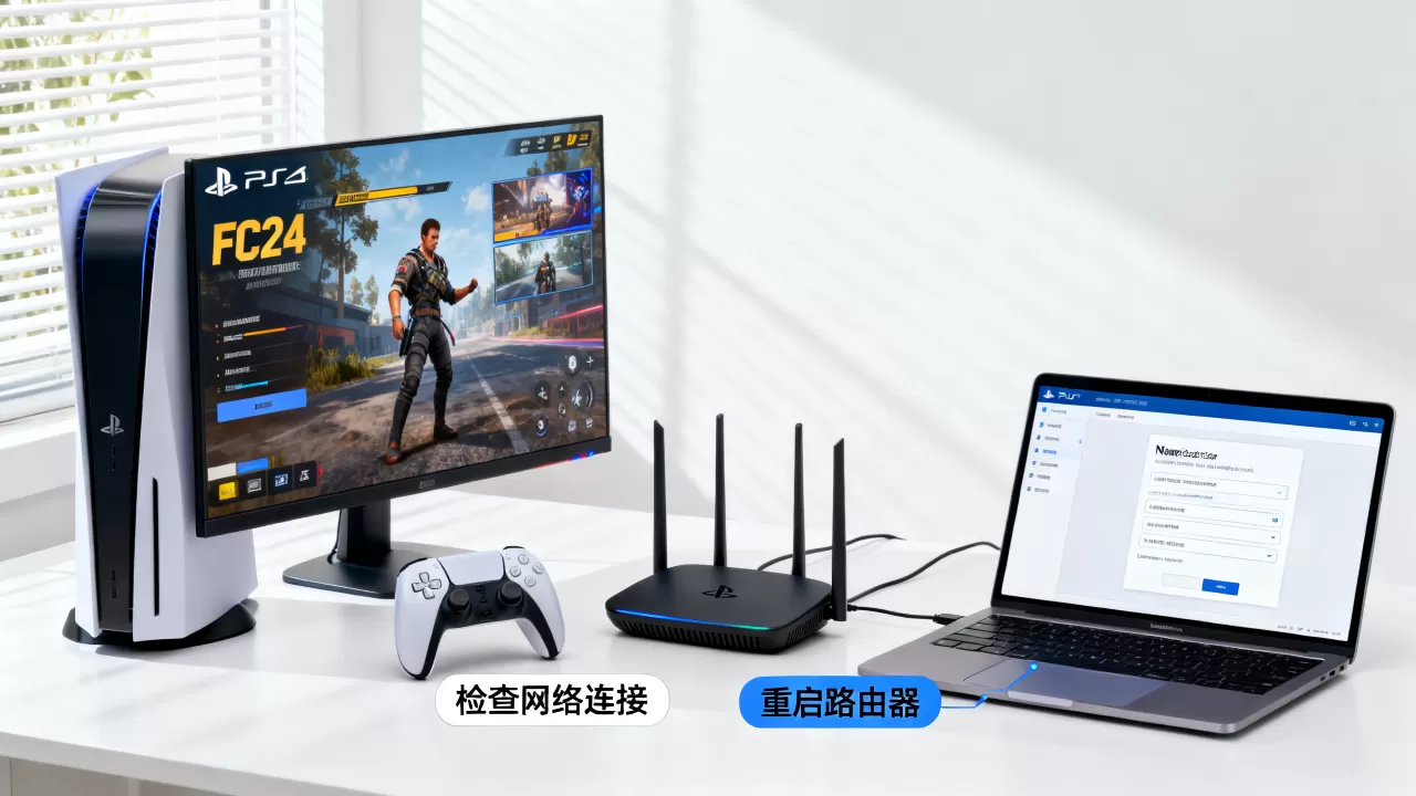 FC24怎么连接EA服务器?,PS5连不上怎么办? FC24怎么连接EA服务器?,PS5连不上怎么办?