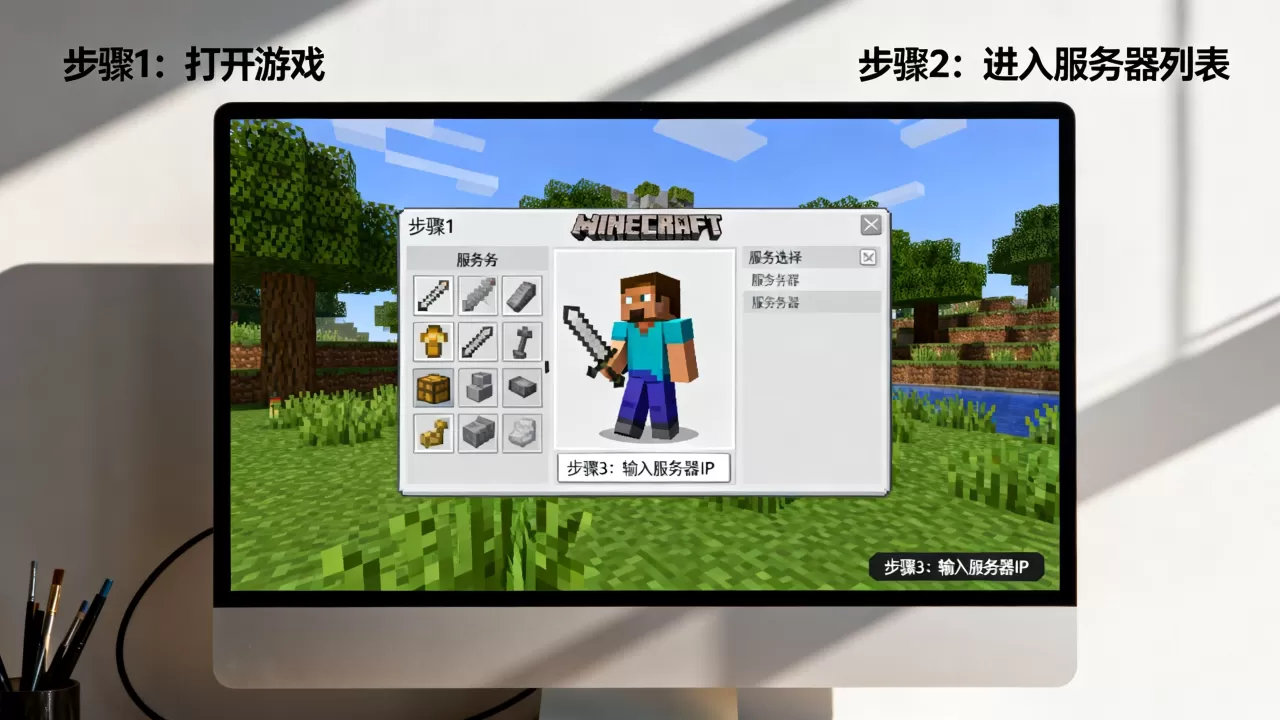 从mc百科上找到的服务器怎么玩,我的世界怎么进服务器? 从mc百科上找到的服务器怎么玩,我的世界怎么进服务器?