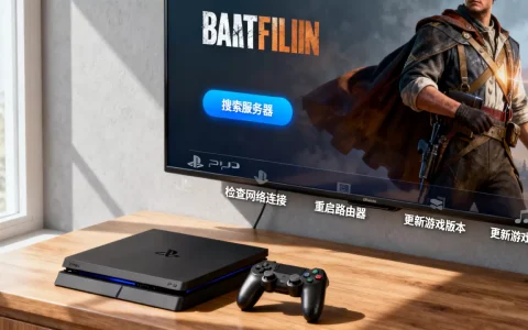 PS4战地1怎么搜索服务器，搜索不到怎么办？