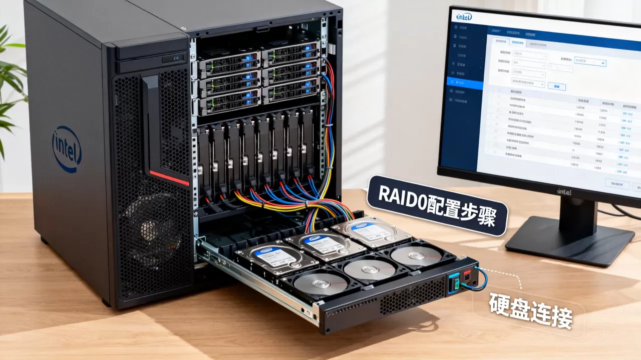 英特尔服务器怎么做riud0,RAID0磁盘阵列怎么配置 英特尔服务器怎么做riud0,RAID0磁盘阵列怎么配置