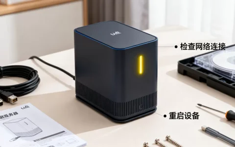u点家庭服务器亮黄灯是怎么回事，黄灯一直亮怎么解决？
