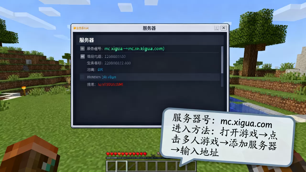 mc西瓜君的服务器号是多少呢,怎么进服务器? mc西瓜君的服务器号是多少呢,怎么进服务器?
