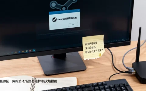 为什么Steam电脑连不上服务器总是失败，怎么解决？