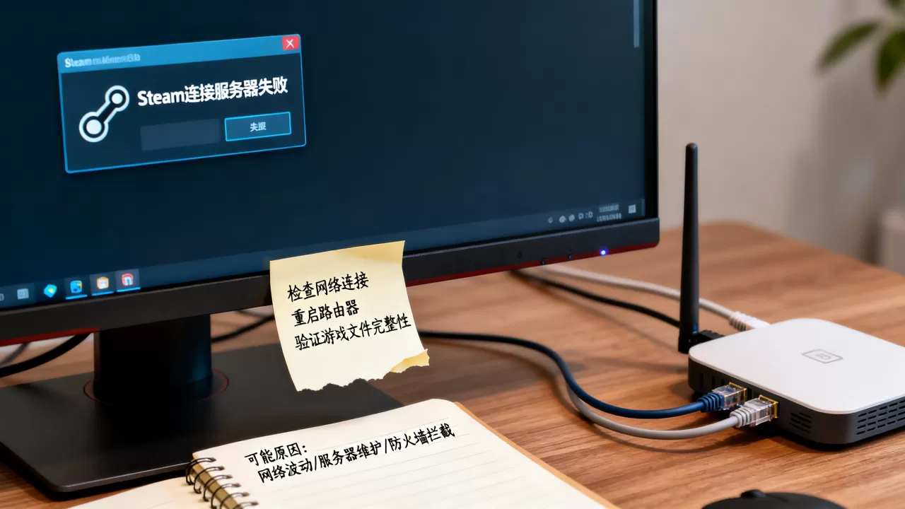 为什么Steam电脑连不上服务器总是失败,怎么解决? 为什么Steam电脑连不上服务器总是失败,怎么解决?