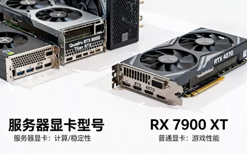 服务器配的显卡有哪些型号，服务器显卡和普通显卡有什么区别？