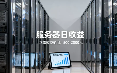 服务器一天能赚多少钱，服务器一天收益多少钱正常？