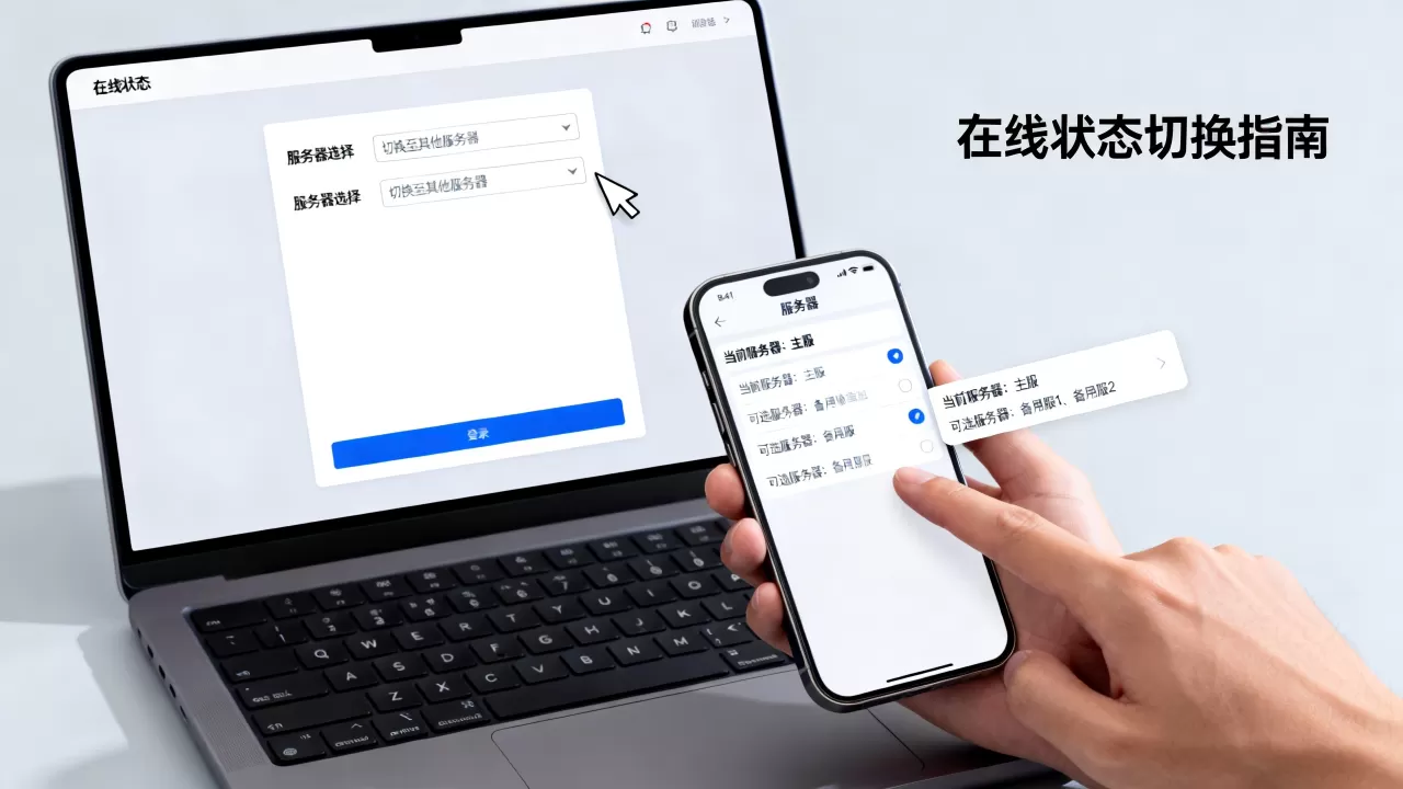 在线状态怎么切换到其他服务器,其他服务器在线状态怎么切换? 在线状态怎么切换到其他服务器,其他服务器在线状态怎么切换?