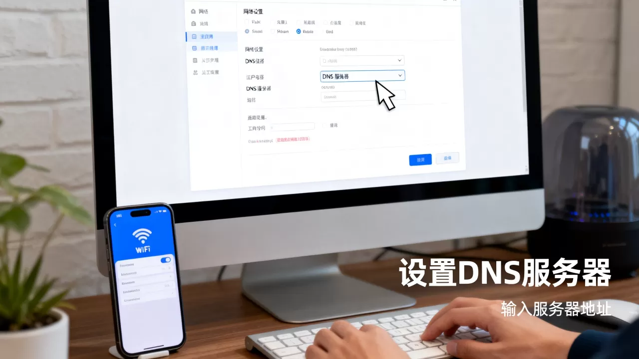 手选DNS服务器的码是多少,在哪里设置? 手选DNS服务器的码是多少,在哪里设置?