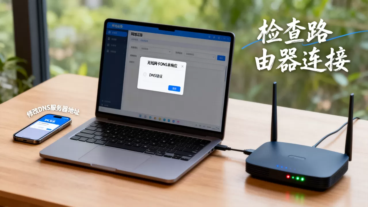 无线网卡DNS未响应怎么办,无线网络DNS错误如何修复? 无线网卡DNS未响应怎么办,无线网络DNS错误如何修复?