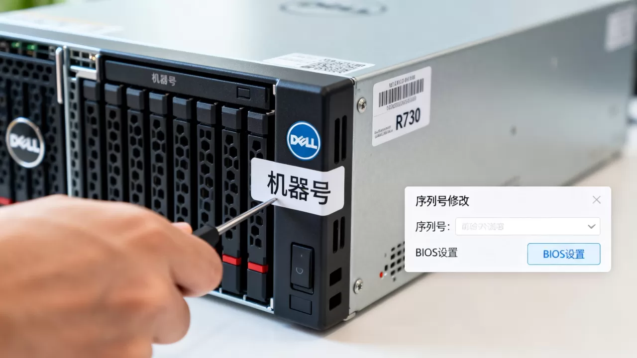 戴尔R730服务器怎么改机器号,戴尔服务器序列号怎么修改? 戴尔R730服务器怎么改机器号,戴尔服务器序列号怎么修改?