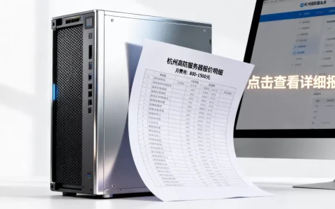 杭州高防服务器报价明细怎么查看，杭州高防服务器多少钱一个月？