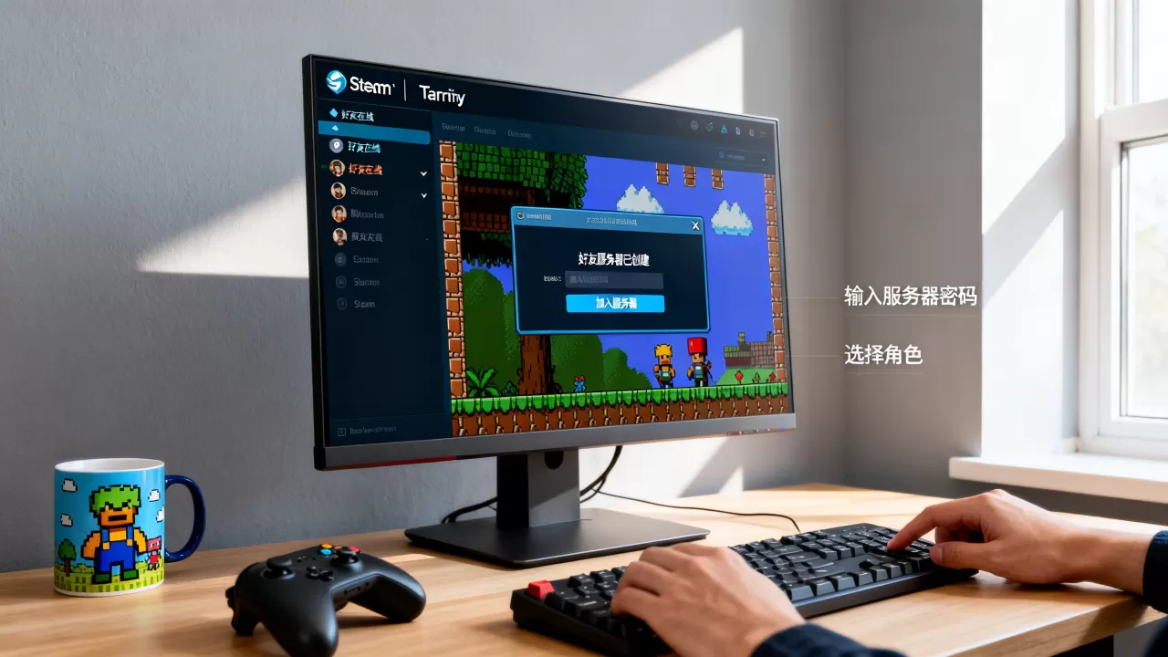 steam泰拉瑞亚怎么进好友服务器,泰拉瑞亚联机怎么加入? steam泰拉瑞亚怎么进好友服务器,泰拉瑞亚联机怎么加入?